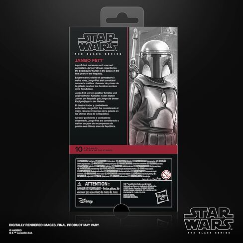 STAR WARS The Black Series Jango Fett, Attack of The Clones Premium Collectible 6 Inch Action Figure in Saudi Arabia