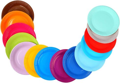 Safigle 60pcs لوحات رسم ملونة DIY صواني الرسم اليدوي للمواد الآمنة مستلزمات متعددة الاستخدام in Kuwait