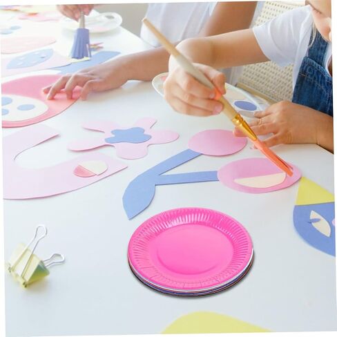 Safigle 60pcs لوحات رسم ملونة DIY صواني الرسم اليدوي للمواد الآمنة مستلزمات متعددة الاستخدام in Kuwait