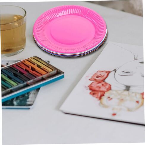 Safigle 60pcs لوحات رسم ملونة DIY صواني الرسم اليدوي للمواد الآمنة مستلزمات متعددة الاستخدام in Kuwait