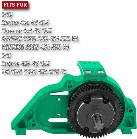 RC Center Gearbox Case & 57t Center التفاضلي مع ترقيات Pinions جزء 1/10 Kraton 4x4 4S BLX Outcast 4x4 4S BLX 1/8 MOJAVE 4X4 4S BLX in Kuwait