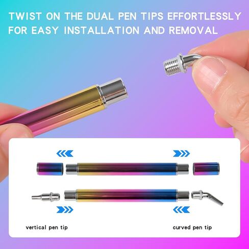 Electric Diamond Art Painting Pen with Adjustable Suction, 3 Mode Suction and Low Noise Wireless Vacuum Diamond Painting Pen Kits with Storage Case for Adults & Kids in Saudi Arabia