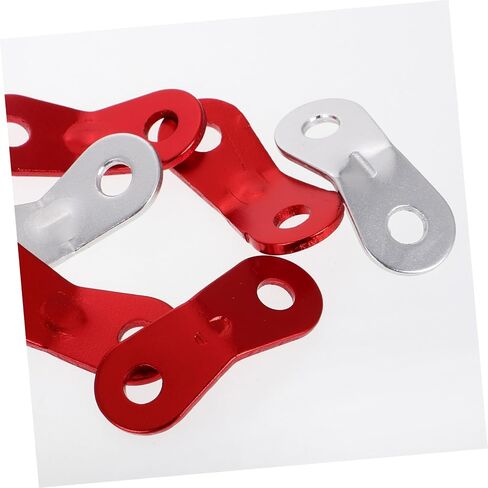 20pcs ملحقات خيمة الألومنيوم خفيفة الوزن لائحة الحبل الضباط الحبل الرياح للاربح لإعداد خيمة سهلة محمولة. in Saudi Arabia