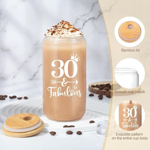 50th Birthday Gifts for Her, 50 Year Old Fabulous Gifts for Women, Unique 50th Happy Birthday Ideas with Canvas Tote Bag Glass Cup Candle, Perfect for Mom Sister Friend Wife Daughter Coworker in Saudi Arabia