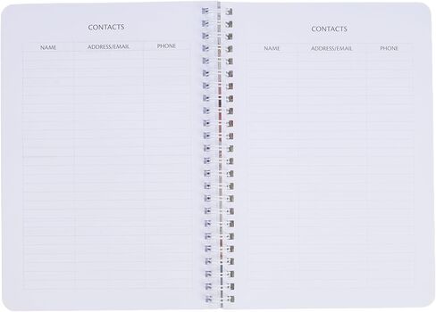 Christian Art Gifts 2026 Compact Spiral-bound 12 Month Planner for Women: Be Still & Know Encouraging Scripture, Daily Planning, Organizing, Reminders, Appointments, Cute Teal Multicolor Floral & Gold in Kuwait