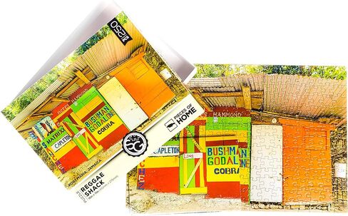 Stamp Chronicles 1000 قطعة لغز للبالغين | ألغاز بانوراما مستوحاة من الجامايكيين من قبل SG مع ملصق كامل الحجم ، وقطع مميزة ، وهدية مثالية للعائلات وعشاق الفن الكاريبي in Saudi Arabia