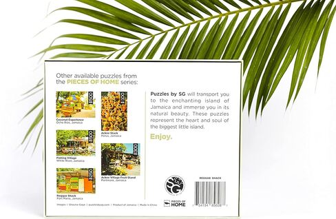 Stamp Chronicles 1000 قطعة لغز للبالغين | ألغاز بانوراما مستوحاة من الجامايكيين من قبل SG مع ملصق كامل الحجم ، وقطع مميزة ، وهدية مثالية للعائلات وعشاق الفن الكاريبي in Saudi Arabia