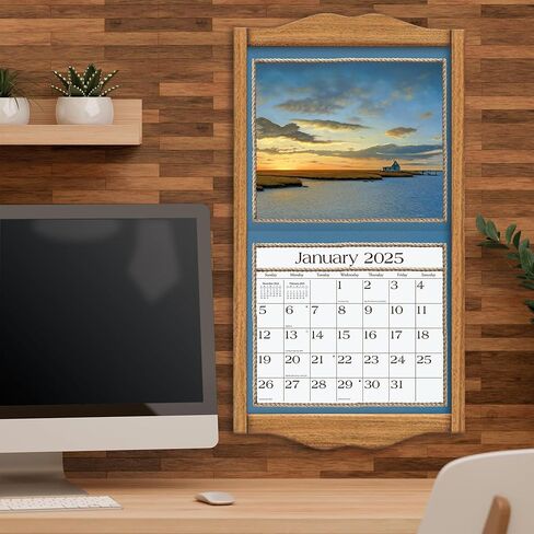 Lang Companies, Seaside 2026 Wall Calendar by Daniel Pollera, 13.4'' X 12'', 12-Month Calendar with Stapled Binding in Saudi Arabia