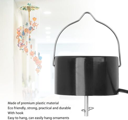 Walfront Hanging Display Motor ، 30 ، Wind Spinner Motor Motor Motor Motor RPM Plugin Electric Move ، OneButton Switch ، 3 kg load for Sun Casher (US Plug 110V) in Kuwait