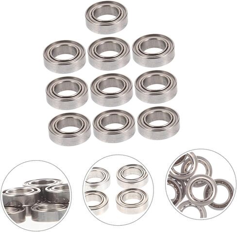 dechous 10pcs 4x7x2mm RC Car Steel Brading Presace for 144001 144010 124016-18 K969 K989 P929 in Kuwait