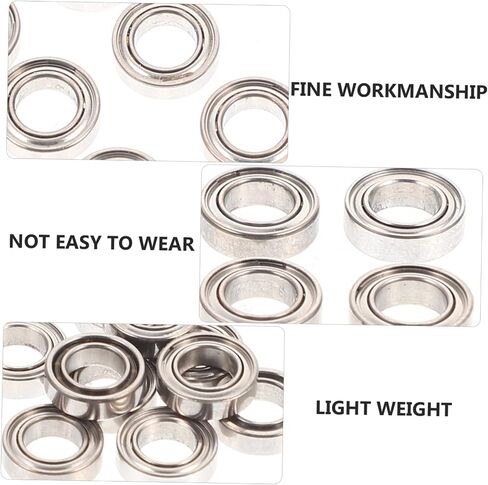 dechous 10pcs 4x7x2mm RC Car Steel Brading Presace for 144001 144010 124016-18 K969 K989 P929 in Kuwait