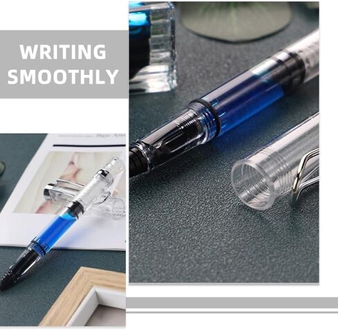 Stobok 2PCS Piston Fill Fill Lebals ، 0.38mm Point Point Absable Abels for Corte Critting Callergraphy ، 5.51 inch in Saudi Arabia