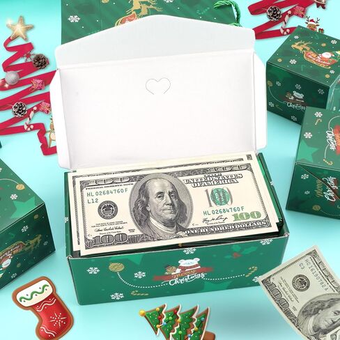 Surprise Home Box Box Money Box ، صندوق هدايا مربع المفاجئ مقابل أموال الانفجار ، 12 ترتد قابلة للطي المرتفع مربع هدايا الانفجار المفاجئ لحفلة عيد الميلاد ، ومربع هدايا الانفجار النقدي in Saudi Arabia
