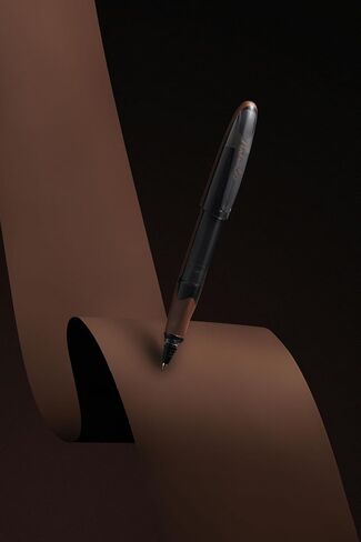 Triad Fountain Pen, Smooth Writing, Snap-Fit Cap, Affordable Daily Use (Chocolate, Medium) in Kuwait