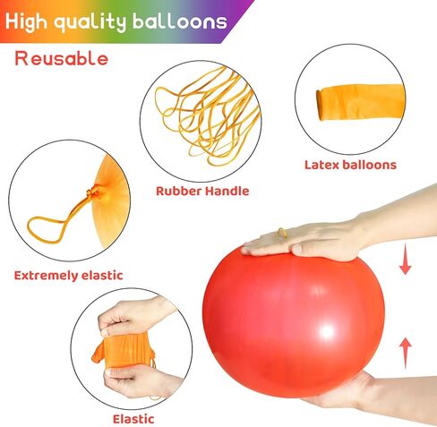30Pcs Punch Balloons, Party Favors Heavy Duty Punching Balloons with Rubber Bands For Kids Birthday Decorations Party Balloons Weddings Supply in Saudi Arabia