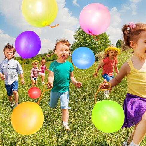 30Pcs Punch Balloons, Party Favors Heavy Duty Punching Balloons with Rubber Bands For Kids Birthday Decorations Party Balloons Weddings Supply in Saudi Arabia