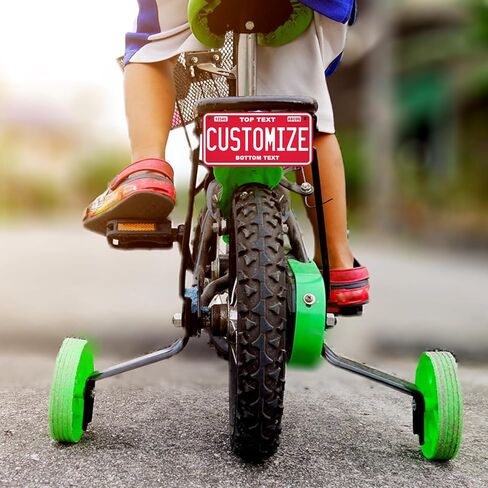 Custom Vintage Name Plate | Kids Car | Motorcycle | Bicycle | Bike | Electric Scooter | 3 Sizes | Personalized Text | Any Font | Any Color | Novelty | Souvenier | Decorative Signage in Saudi Arabia