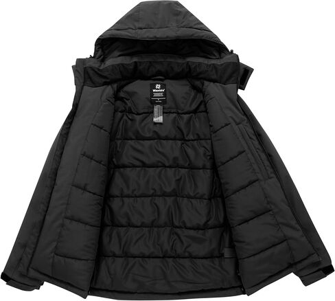 Wantdo Men's Mountain Waterproof Ski Jacket Windproof Rain Jacket Winter Warm Snow Coat in Saudi Arabia