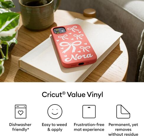 CRICUT VINE VINYL - SAMPLER 10 أقدام قوس قزح ، 12 بوصة × 12 بوصة (10 عدد) in Saudi Arabia