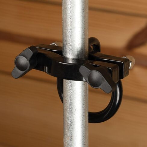 Schneiders Easy-Up Stall Portable Stall Bar Bar Ring للخيول | ملاءمة قابلة للتعديل | سعة 50 رطل | يعمل مع أنابيب مستديرة ومربعة | تسهيل التثبيت | مجموعة 2 | اللون الأسود in Saudi Arabia