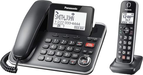 Panasonic Home Phone KX-TGF870 (1 Handset 1 Corded) (Renewed) in Saudi Arabia