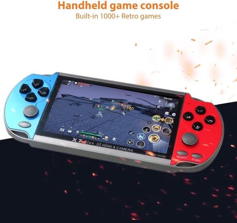 Specialized 5.1" 8GB 128Bit Built-in 1000 Gaming Portable Handheld Retro Video Game Console Player Portatil Mini Arcade Videogames in Saudi Arabia