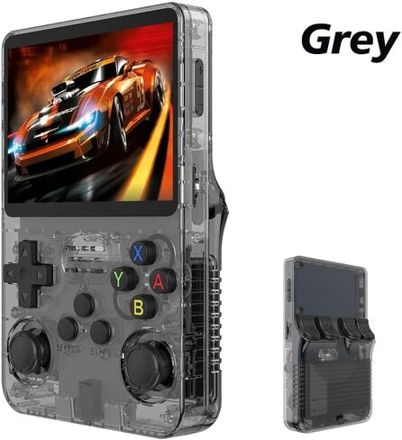 R36S Retro Handheld Game Console ، شاشة IPS 3.5 بوصة ، 15000+ ألعاب كلاسيكية ، بطارية 3500 مللي أمبير في الساعة ، 7+ ساعات اللعب in Kuwait