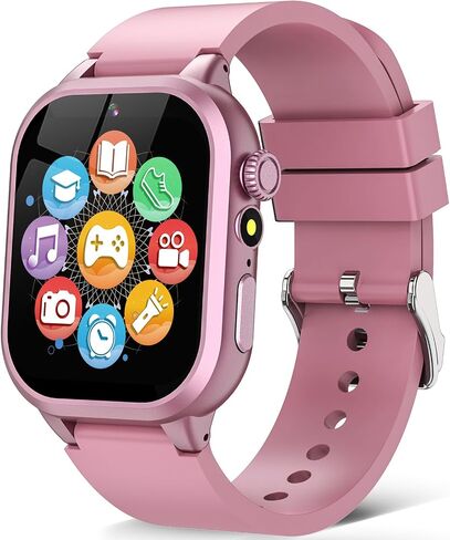 OVV Kids Game Smart Watch 1.54" HD Touch Screen, 30+ Educational Games, Camera, Pedometer, Alarm, MP3 Player, Auidobook, Learn Card,Time Tools, Parental Control, Wrist Watches for Boys Girls Age 4-12 in Saudi Arabia