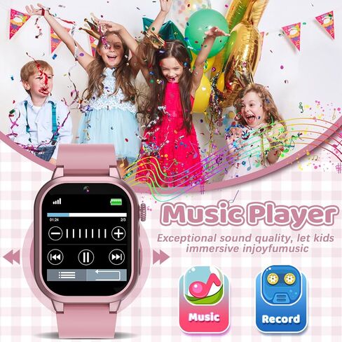 OVV Kids Game Smart Watch 1.54" HD Touch Screen, 30+ Educational Games, Camera, Pedometer, Alarm, MP3 Player, Auidobook, Learn Card,Time Tools, Parental Control, Wrist Watches for Boys Girls Age 4-12 in Saudi Arabia