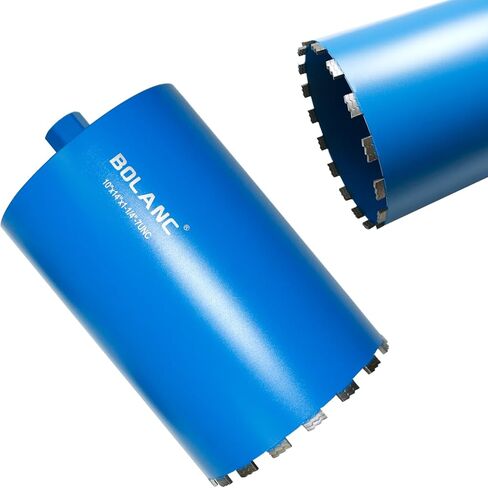 Core Drill Bit Diamond Laser Welded Core Bit Wet for Hard Concrete,Masonry,Brick and Block 5/8"-11 Threaded,14" Drilling Depth, 1-1/4 inch,Wet Drilling (1-1/4 inch) in Saudi Arabia