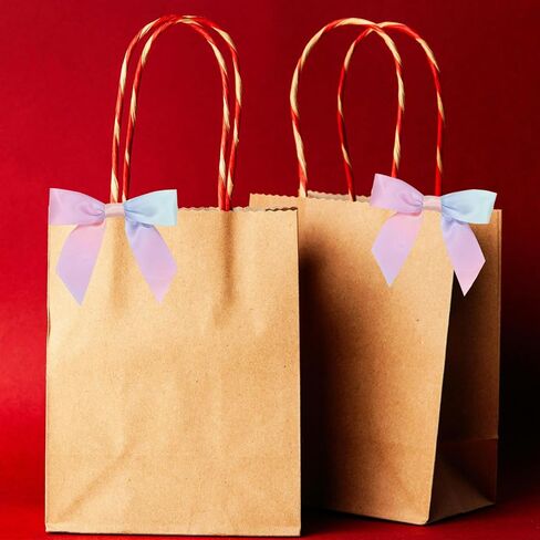 أقواس صغيرة وردية ، 15 قطعة من أشرطة النسيج الساتين للحرف اليدوية ، أقواس صغيرة لمفضلات حفل الزفاف ، ديكورات صندوق الهدايا in Kuwait