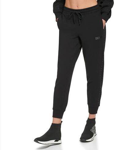 DKNY Women's Metallic Logo Everyday Joggers in Saudi Arabia