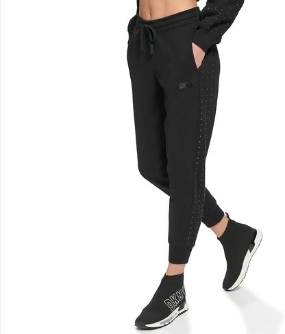 DKNY Women's Metallic Logo Everyday Joggers in Saudi Arabia