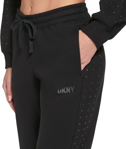 DKNY Women's Metallic Logo Everyday Joggers in Saudi Arabia