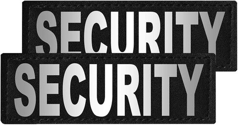 Dogline Security Stest Patches-تصحيح أمان قابل للإزالة 2 مع رسائل مطبوعة عاكسة لدعم ذرة سترة كلب أو حجم المقود C (2 "× 6") in Saudi Arabia