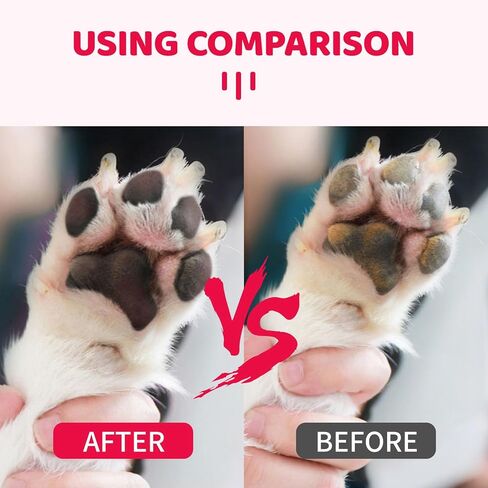 Paw Cleaner for Dogs & Cats, No-Rinse Foam Dog paw Cleaner with Silicone Brush, Gentle Natural Formula, Moisturizes & Cleans Dirty Paws, Safe for Licking, 6.7oz in Saudi Arabia