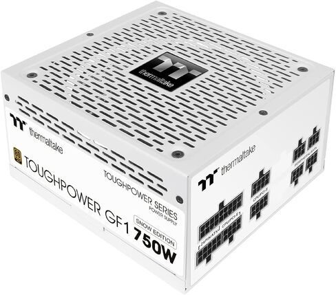 Thermaltake Toughpower GF3 Snow Edition 1200W 80+ Gold Full Modular SLI/Crossfire Ready ATX 3.0 Power Supply PCIe Gen.5 600W 12VHPWR Connector Included PS-TPD-1200FNFAGU-N 10 Year Warranty in Kuwait