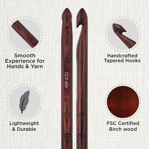 KnitPro Dreamz Deluxe Single Ended Crochet Hook Set | 8 Sizes (3.50mm - 8.00mm) in Saudi Arabia