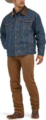 Western Style Lined Denim Jacket, Blanket/Denim, 48 in Kuwait