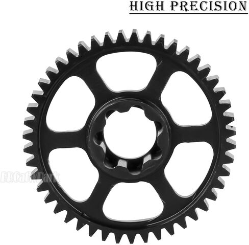 Steel 47T 0.8Mod Main Gear & Center Drive Shaft Axles Upgrades Part for 1/16 Mini Maxx 4WD RTR Brushless Monster Truck (107154-1),RC Spur Gear 47 Tooth and Center DriveShaft CVD,Red in Saudi Arabia