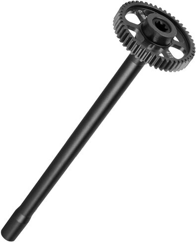 Steel 47T 0.8Mod Main Gear & Center Drive Shaft Axles Upgrades Part for 1/16 Mini Maxx 4WD RTR Brushless Monster Truck (107154-1),RC Spur Gear 47 Tooth and Center DriveShaft CVD,Red in Saudi Arabia