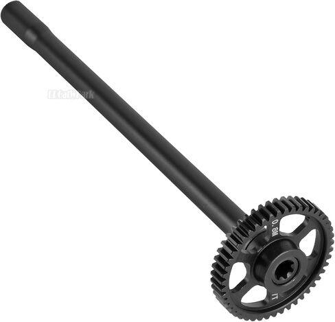 Steel 47T 0.8Mod Main Gear & Center Drive Shaft Axles Upgrades Part for 1/16 Mini Maxx 4WD RTR Brushless Monster Truck (107154-1),RC Spur Gear 47 Tooth and Center DriveShaft CVD,Red in Saudi Arabia
