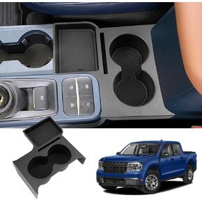 LUWU for 2024 Ford Maverick Cup Holder Insert 2022-2024 Maverick Cup Holder Expander Organizer Cup Holders Water Bottle Expander Drink Holders 2024 Maverick Accessories Maverick Seat Rear Cup Holder
