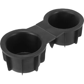 X AUTOHAUX 2pcs Front Row Center Console Auto Car Truck Drink Cup Holder Rubber Inserts Liner for Ford F-150 2004-2014 for Expedition 2003-2006 217Z-7813562-AAA