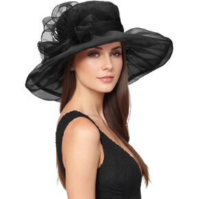 Century Star Kentucky Derby Fascinator Hats for Women 2024 Floral Tea Party Bridal Church Wedding Headwear