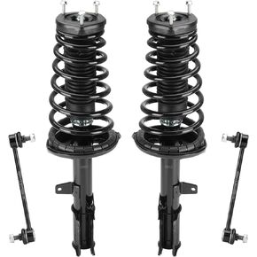 Rear Strut Assembly & Sway Bar Links for 2006-2012 Toyota Avalon, 2007-2012 Camry Lexus ES350, Shock Absorbers Replace 172309 172310 4PCS