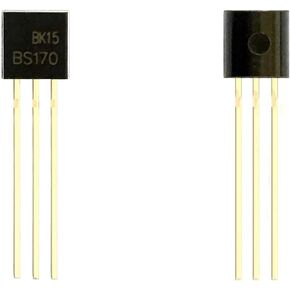 New 20Pcs for BS170 0.5A 60V to-92 N-Channel Enhancement Mode FET MOSFET Transistors BS170G