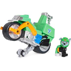 Paw Patrol, Moto Pups Wildcat’s Deluxe Pull Back Motorcycle Vehicle with Wheelie Feature and Figure in Kuwait