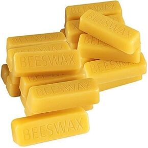 24 Yellow Beeswax Blocks, Bees Wax Making, DIY Projects, Candle Making,1 oz Each