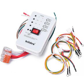 Micro Monitor System, briidea RV Tank Sensor Monitor Panel, KIB Replacement, Fresh Water or Holding Tank Level Sensor